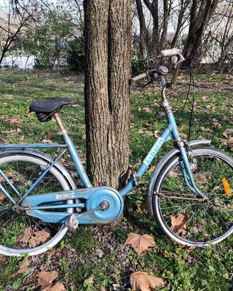 Bici d'epoca funzionante pieghevole