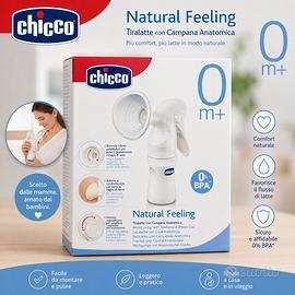 Tiralatte Manuale Chicco Natural Feeling 0M+ con C
