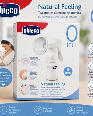 Tiralatte Manuale Chicco Natural Feeling neonati