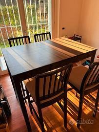 Tavolo Ikea con sgabelli