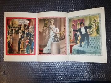 Trittico La Vedova Allegra Anni 50 Locandina