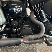 Scarico 2 in 1 per harley davidson dyna