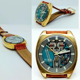 Bulova Accutron 214 gold case raro