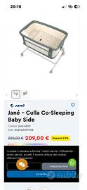 Jané – Culla Co-Sleeping Baby Side