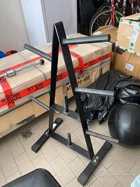 Porta pesi/porta dischi per palestra