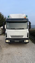Eurocargo 75 targa gialla macchina  operatrice