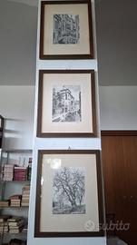 tris di quadri. misure in foto 