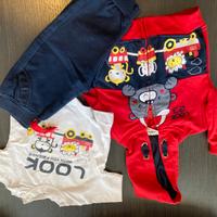Tuta Bouny 6-9 mesi con pantalone e maglietta
