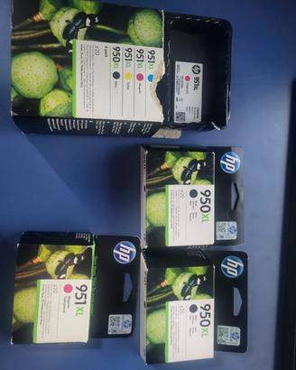 Cartucce Hp 950xl nero e 951xl magenta