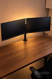 2 Monitor lenovo con braccio