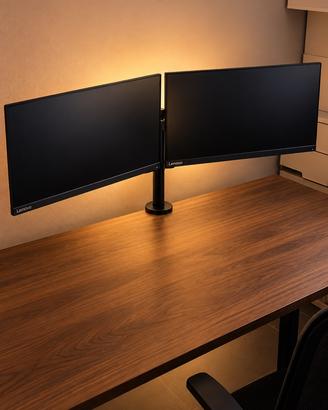 2 Monitor lenovo con braccio