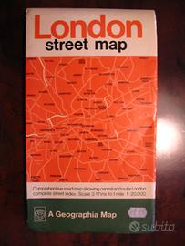 BIGLIETTI MEZZI LONDINESI E LONDON MAP 1976-77-88