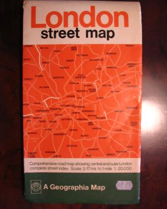 BIGLIETTI MEZZI LONDINESI E LONDON MAP 1976-77-88