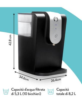 distributore d'acqua refrigerata con filtro 