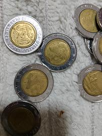 moneta italiana 500 Iire 