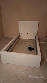 Struttura letto singolo ikea