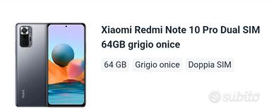 cellulare redmi  note 10 pro 