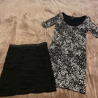 Gonna e T-Shirt lunga H&M taglia XS