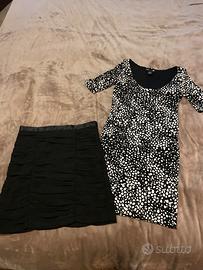 Gonna e T-Shirt lunga H&M taglia XS