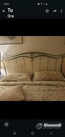 struttura letto di ferro battuto 