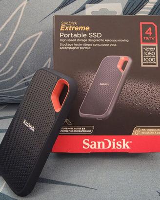 SSD Esterno SanDisk Extreme 4TB USB-C