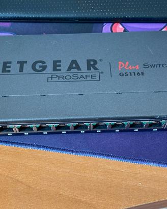 Switch Netgear GS116E 16 porte Gigabit Ethernet