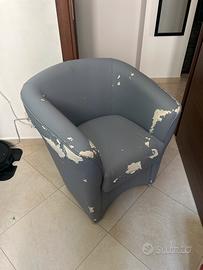 poltroncina da rivestire