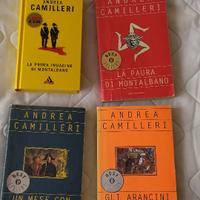 n°4 libri Andrea Camilleri