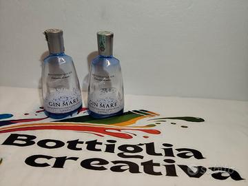 2 BOTTIGLIE VUOTE GIN MARE DA LITRO 