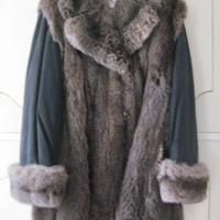 GIACCONE PELLICCIA OPOSSUM MANICHE ALCANTARA