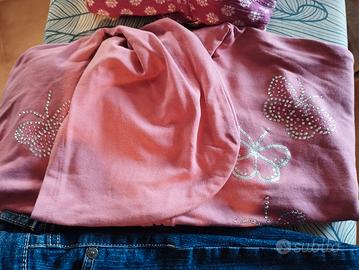 Set vestiti bambina 6 anni 116-120 cm