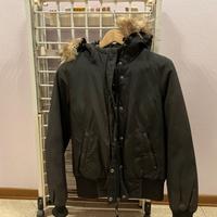 Giaccone Woolrich nero invernale donna tg M