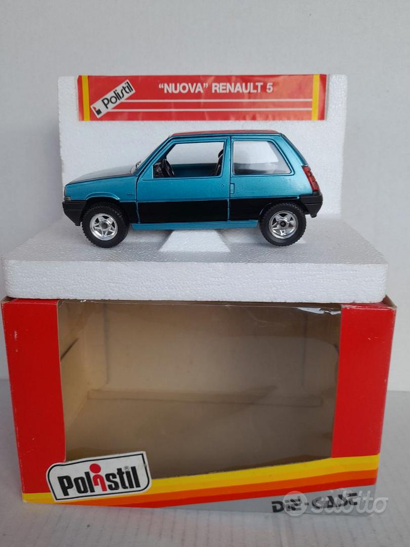 Renault Super 5 Polistil 1/25 - Miniature Die-cast Métal - Occasion