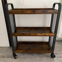 Carrello portavivande/mobiletto ingresso con ruote