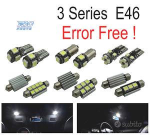 KIT 16 LAMPADE LED INTERNE BMW E46 SEDAN COUPE 328