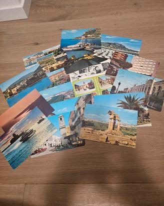 Lotto di cartoline viaggiate della Sicilia 