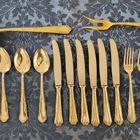 Vintage servizio posate da 6 placcato in argento