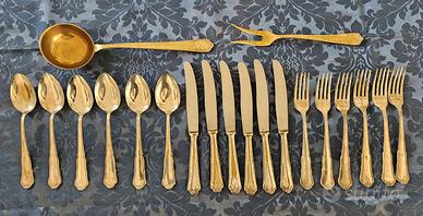 Vintage servizio posate da 6 placcato in argento