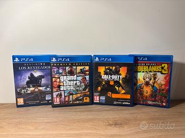 Lotto 4 Giochi PS4 Testati  Funzionanti 🕹️