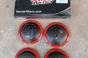 Coppette coprimozzo e filtro aria BMC abarth