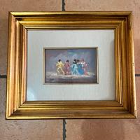 Quadro olio su tela Casaré 16x10 autentico