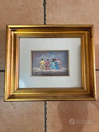 Quadro olio su tela Casaré 16x10 autentico