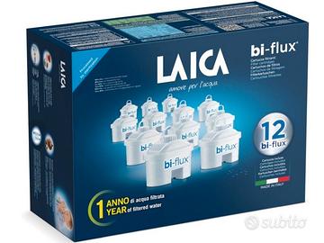 bi-flux 12 Filtri Acqua - Riduce Cloro, Calcare e 