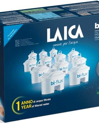 bi-flux 12 Filtri Acqua - Riduce Cloro, Calcare e 
