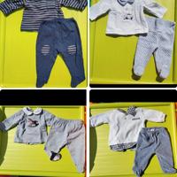 Abbigliamento felpato primi mesi di vita