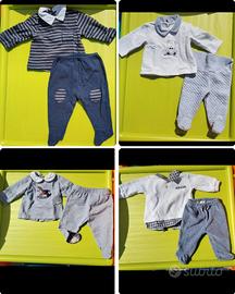 Abbigliamento felpato primi mesi di vita