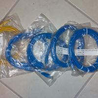 Cinque cavi Rete LAN CAT 5E cad./ mt.2