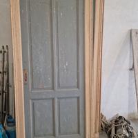 Porte in legno primi '900 con cornice + Portoncino