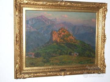 Olio su tavola di Lazzaro Pasini, del 1925