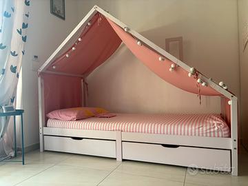 Letto Montessori a casetta